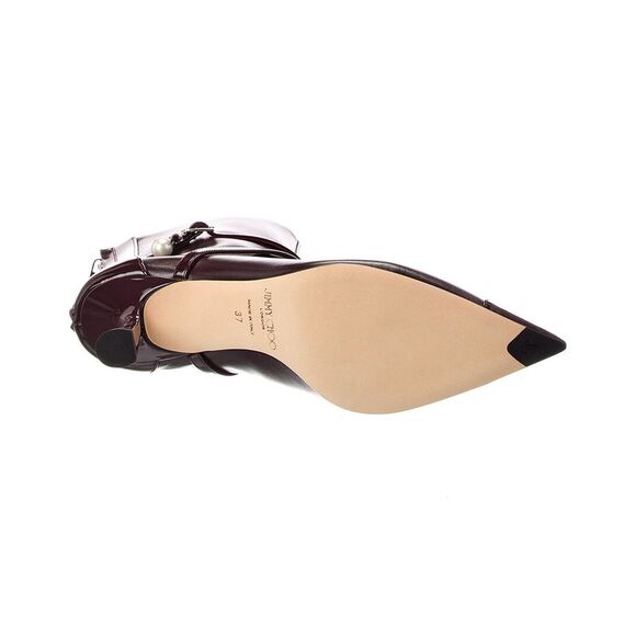 Jimmy Choo Aren Ab 65 Leather Bootie, Red - Picture 4 of 5